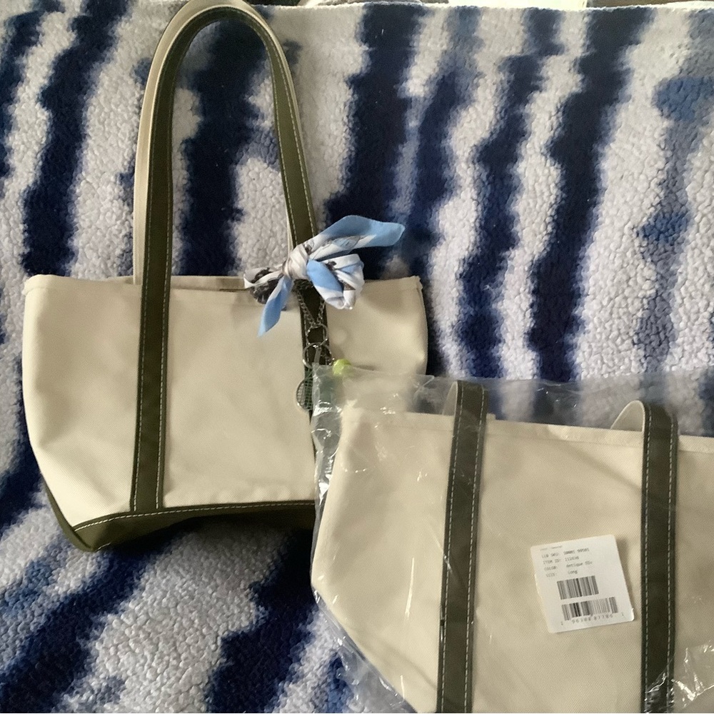 L.L.Bean boat tote long strap